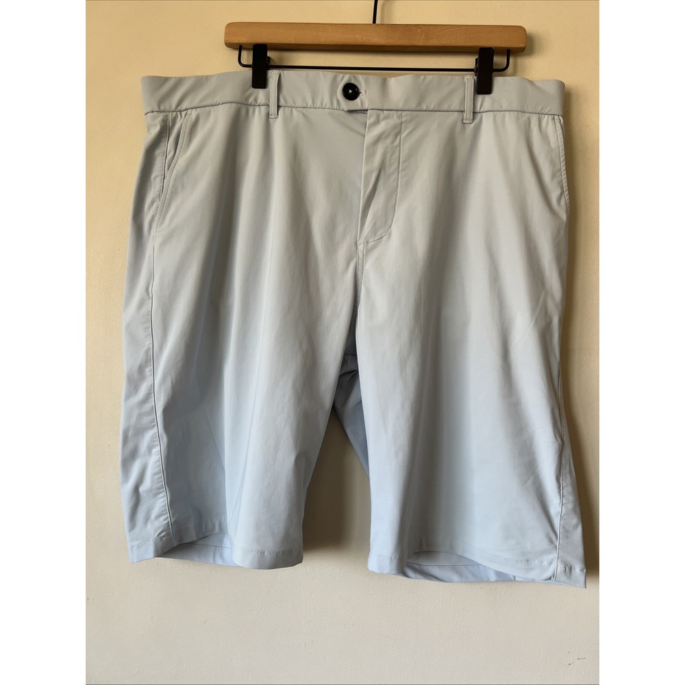 Greyson Montauk Golf Performance Shorts Light Blue Men's Size 40 10" Inseam